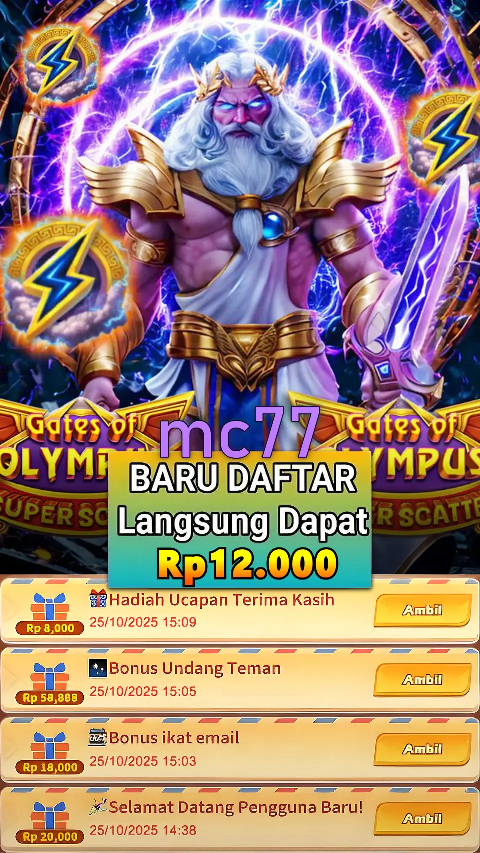 mc77 Tangkapan Layar - APK Resmi